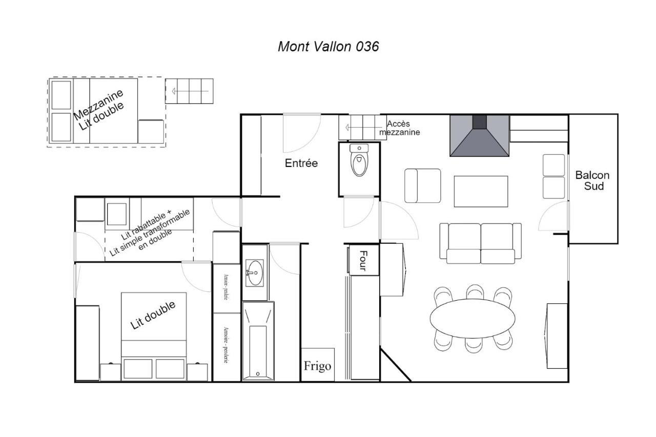 Residence Mont Vallon Meribel Bagian luar foto